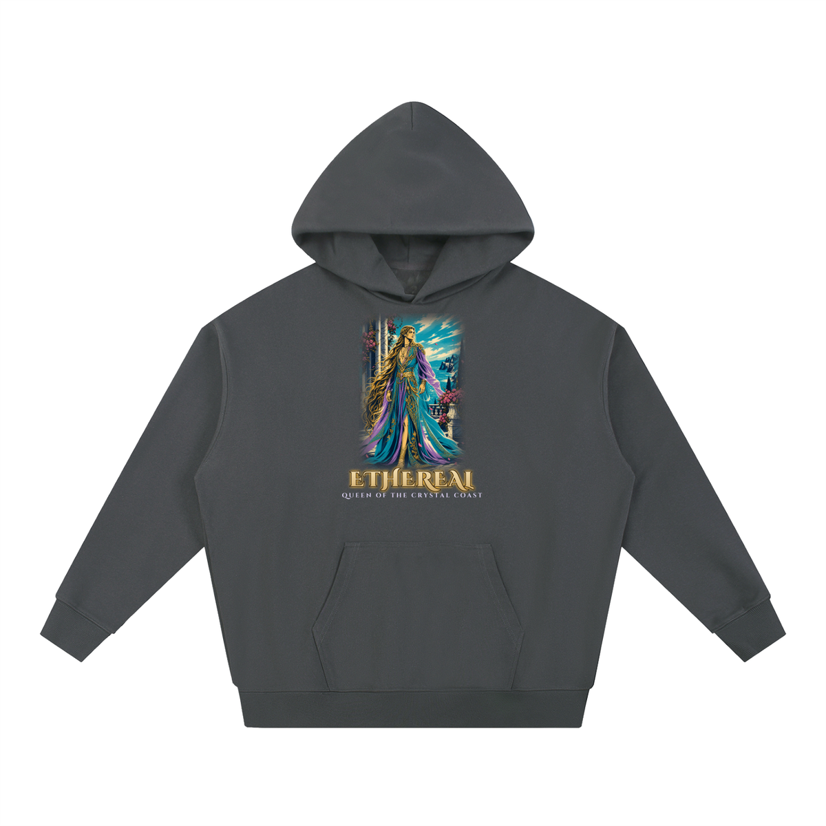 Ethereal Queen Hoodie | Fantasy Queen Graphic Hoodie