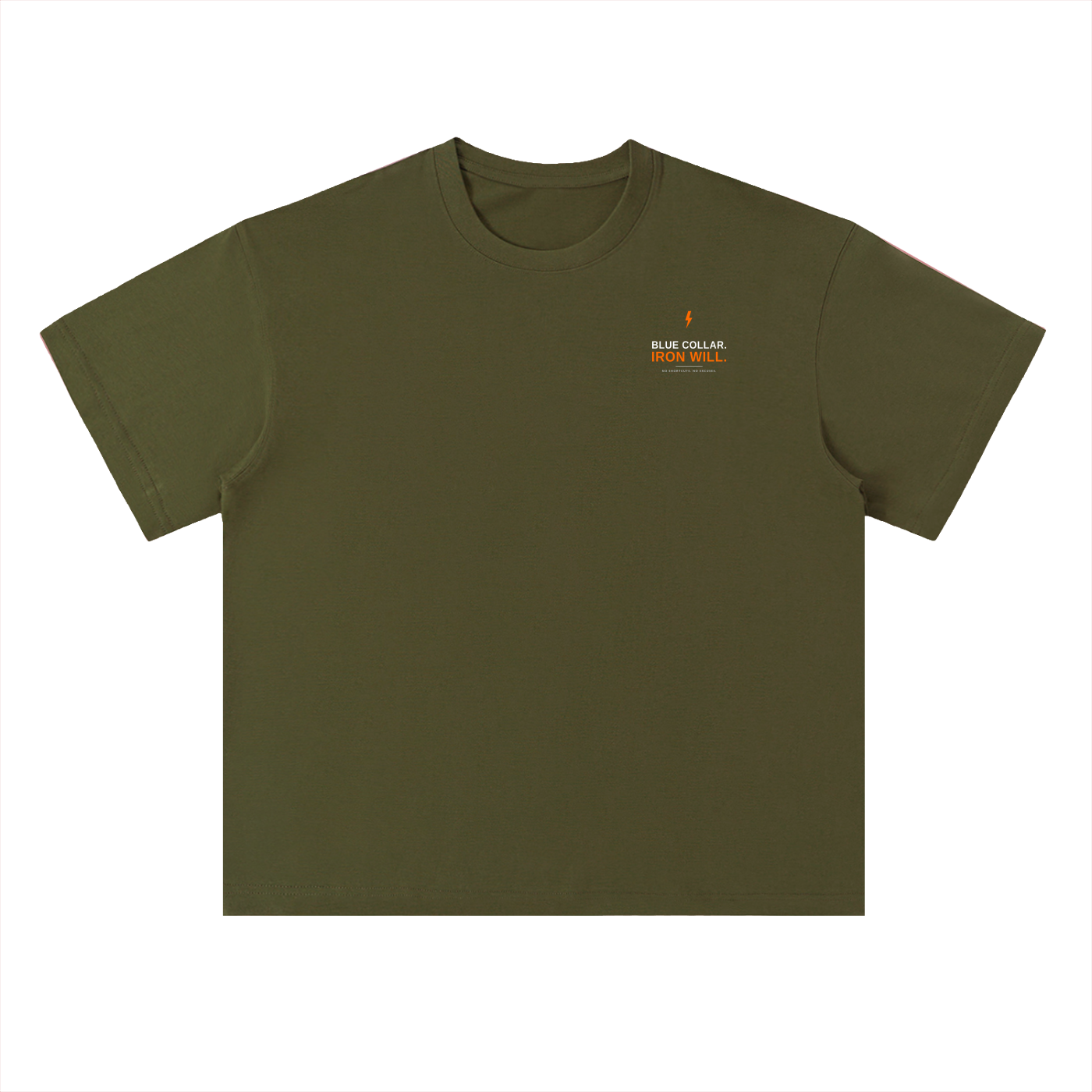Blue Collar Iron Will Heavyweight Drop Shoulder Cotton T-Shirt