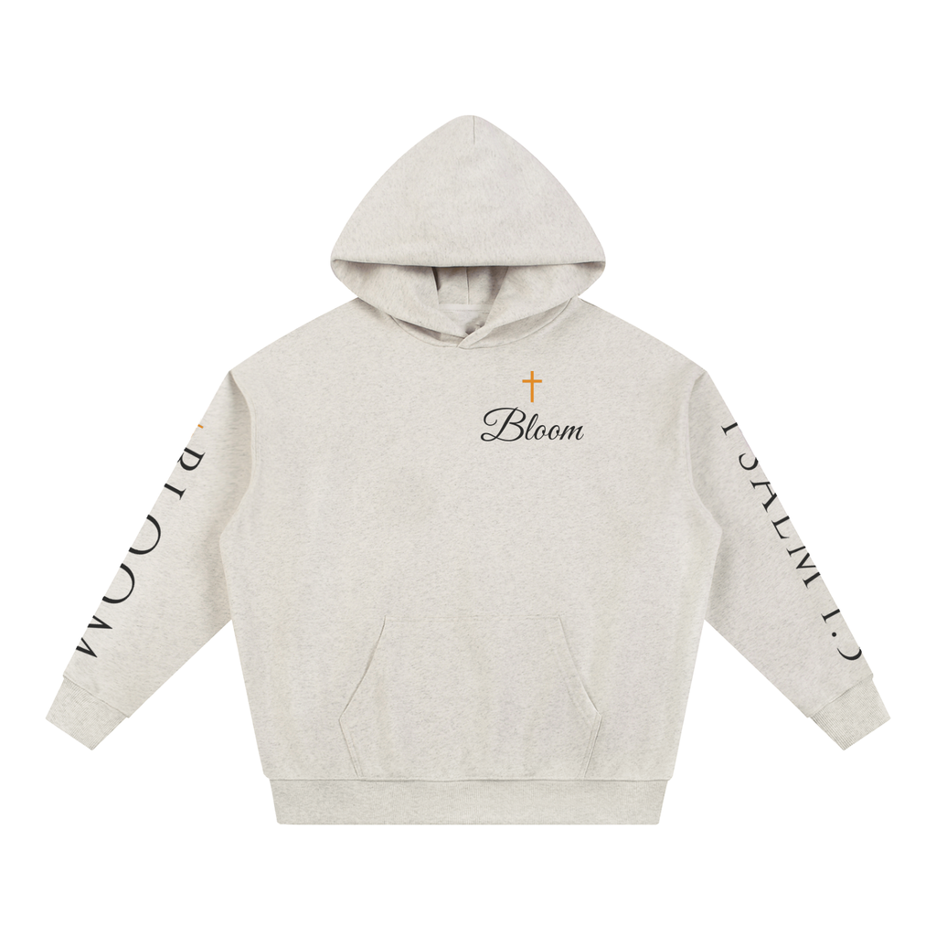 Bloom Where God Planted You Hoodie | Retro Sunset Cross Sweatshirt, Sunflower Christian Faith Hoodie Gift