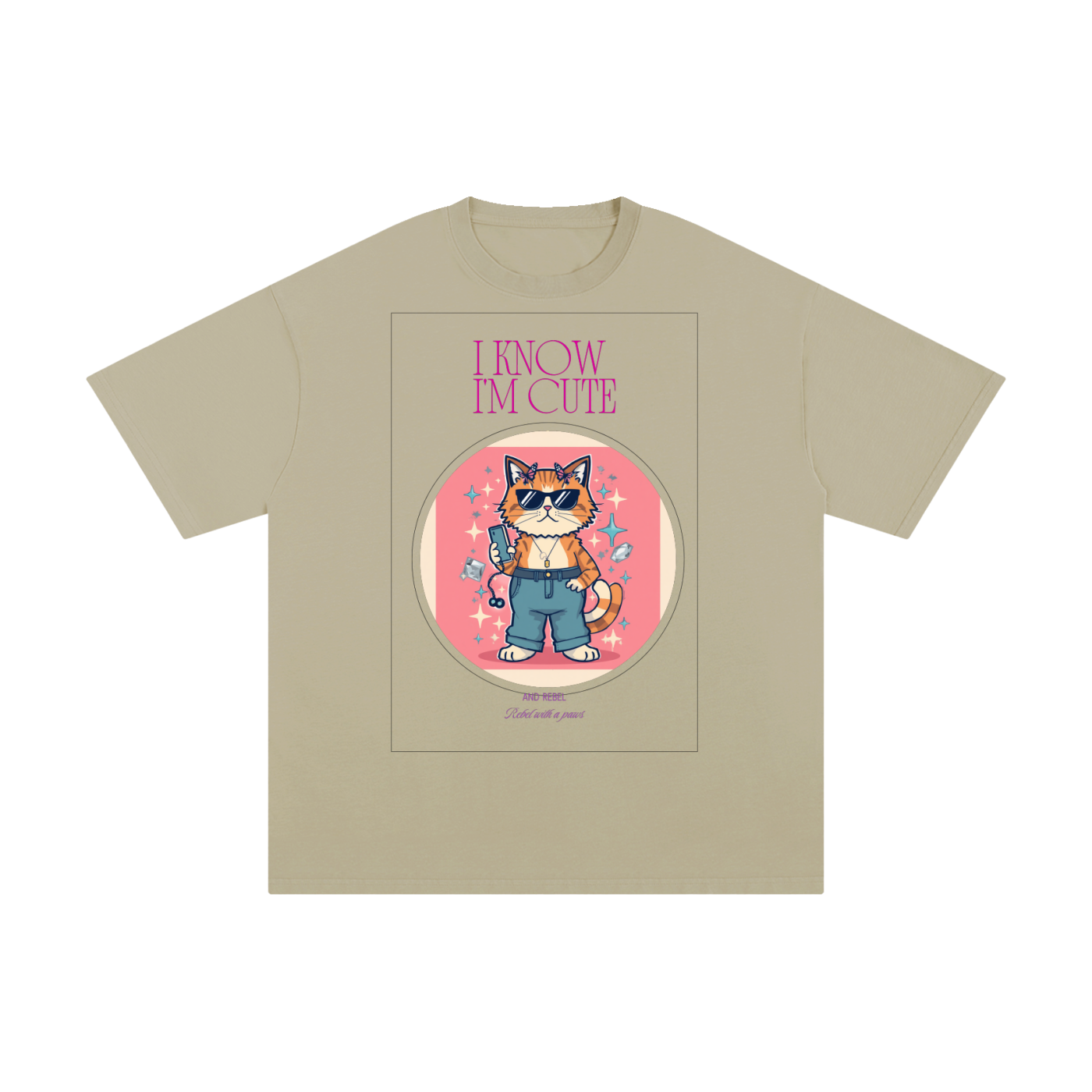 I Know I'm Cute | Funny Cat T-Shirt