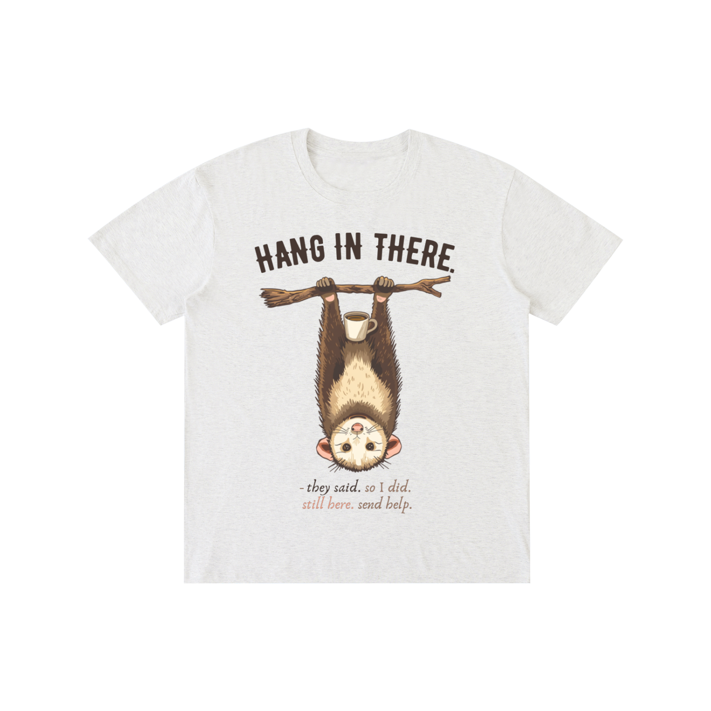 Hang in There | Cute Sloth Coffee T-Shirt