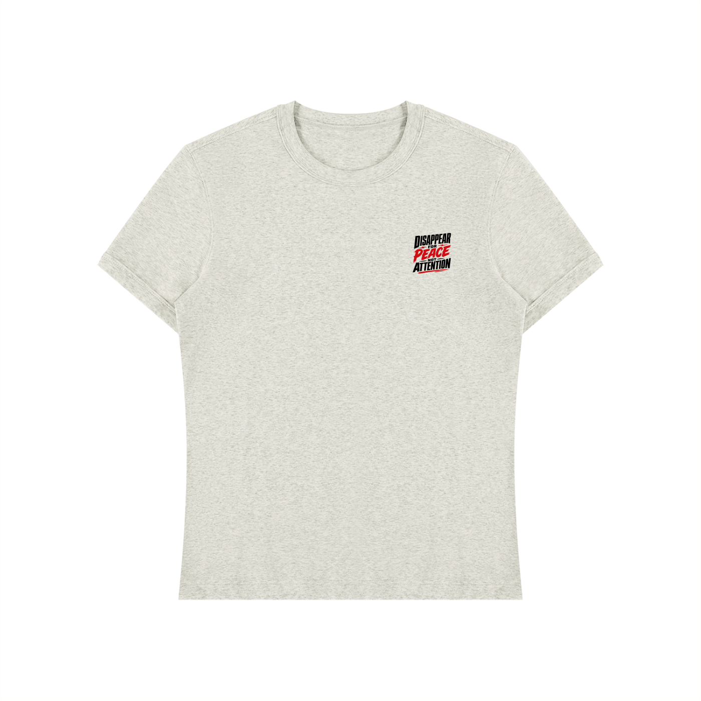 MOTIVATIONAL DISAPEAR. Unisex Heavyweight Slim Fit T-Shirt