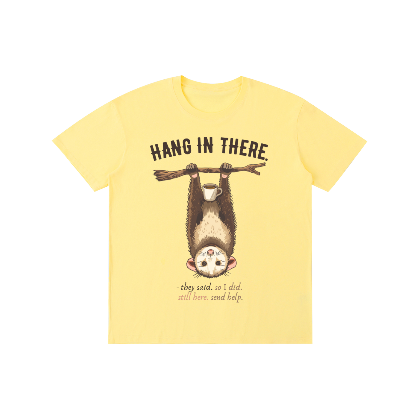 Hang in There | Cute Sloth Coffee T-Shirt