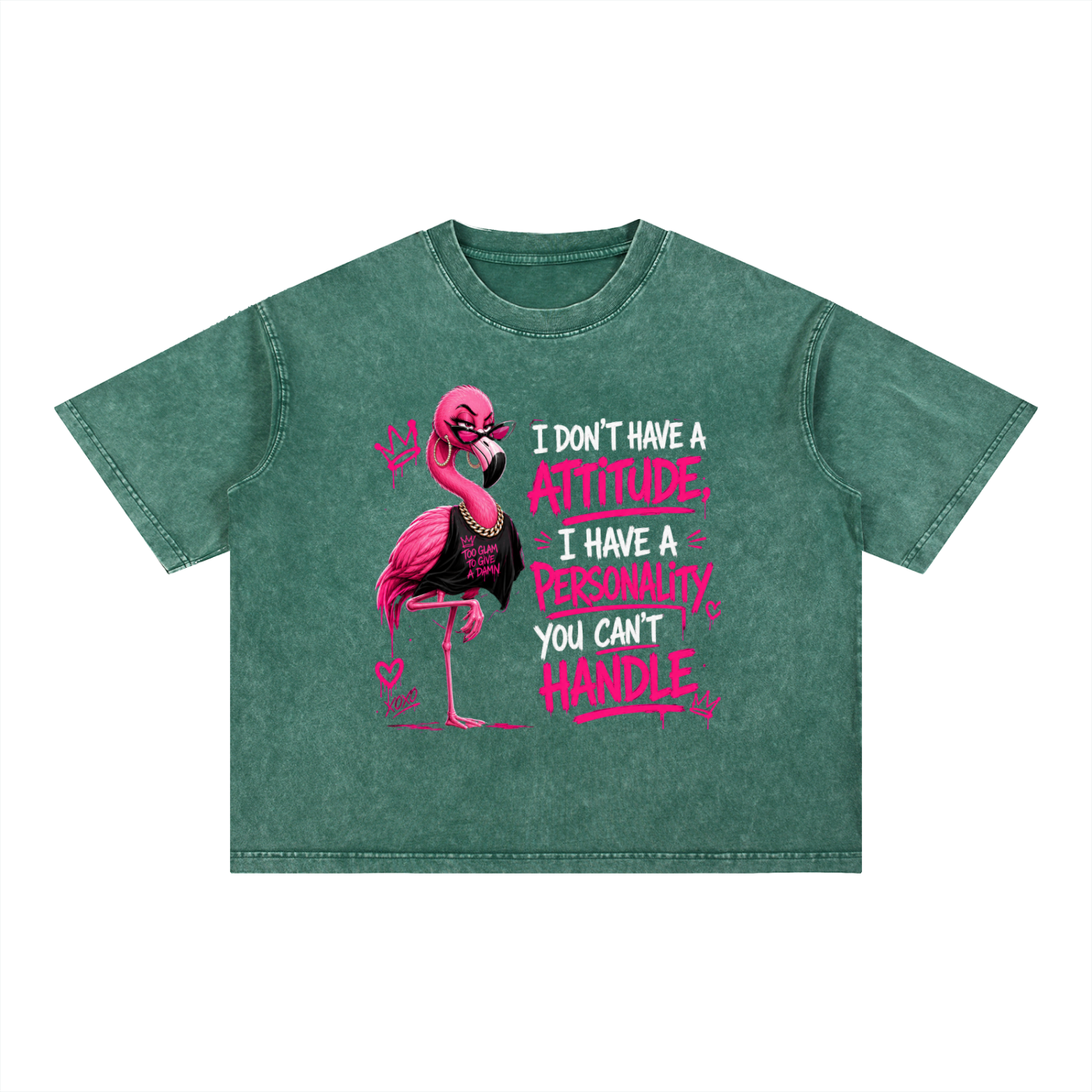 Mineral Wash Boxy Cotton T-Shirt
