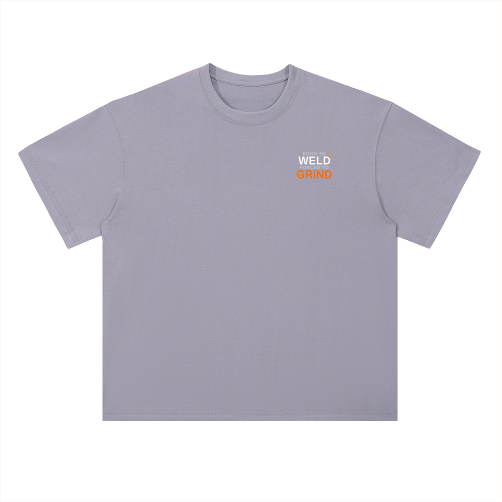 Born To Weld Heavyweight Drop Shoulder Cotton T-Shirt