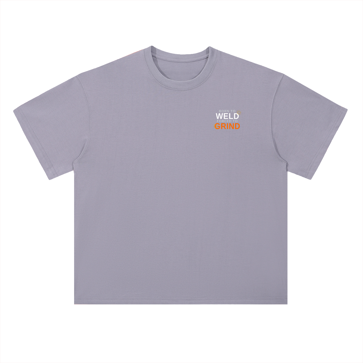 Born To Weld Heavyweight Drop Shoulder Cotton T-Shirt