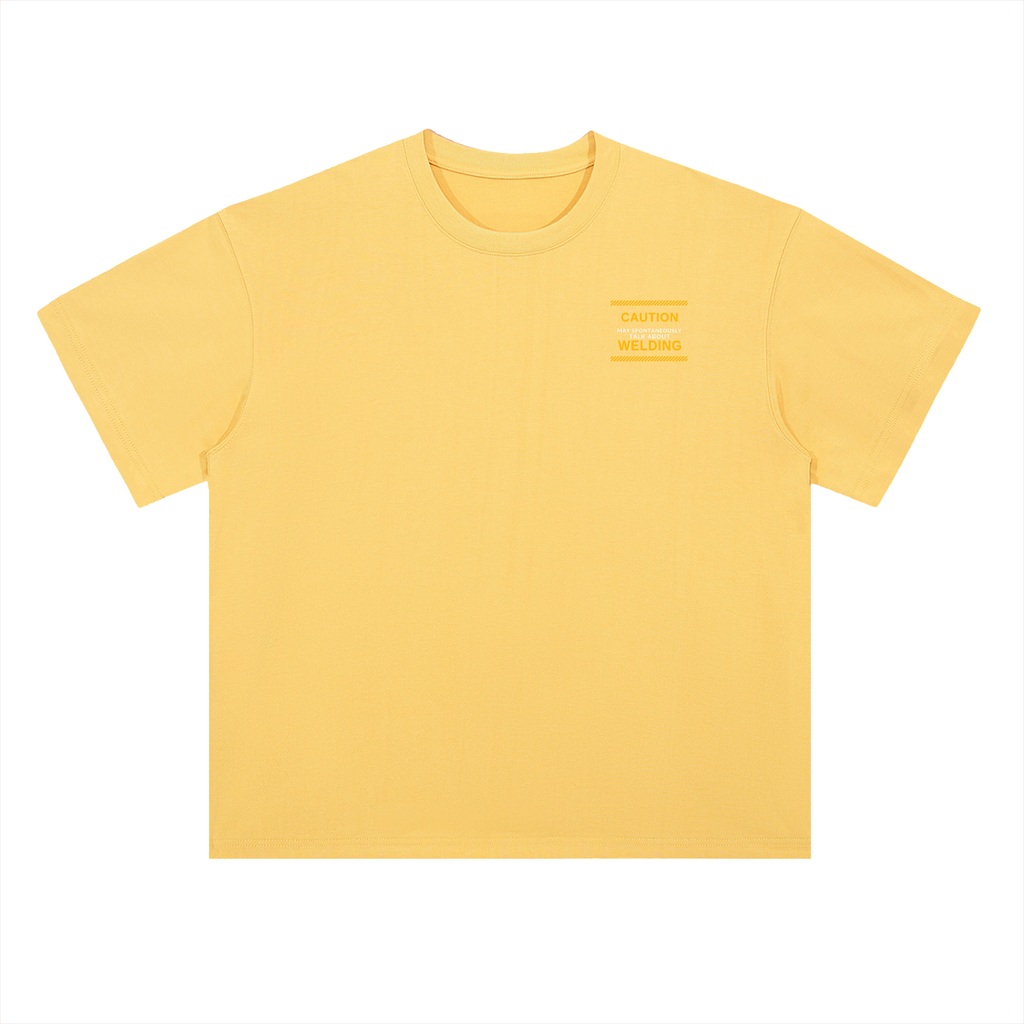 Caution may spontaneous talk about welding Heavyweight Drop Shoulder Cotton T-Shirt
