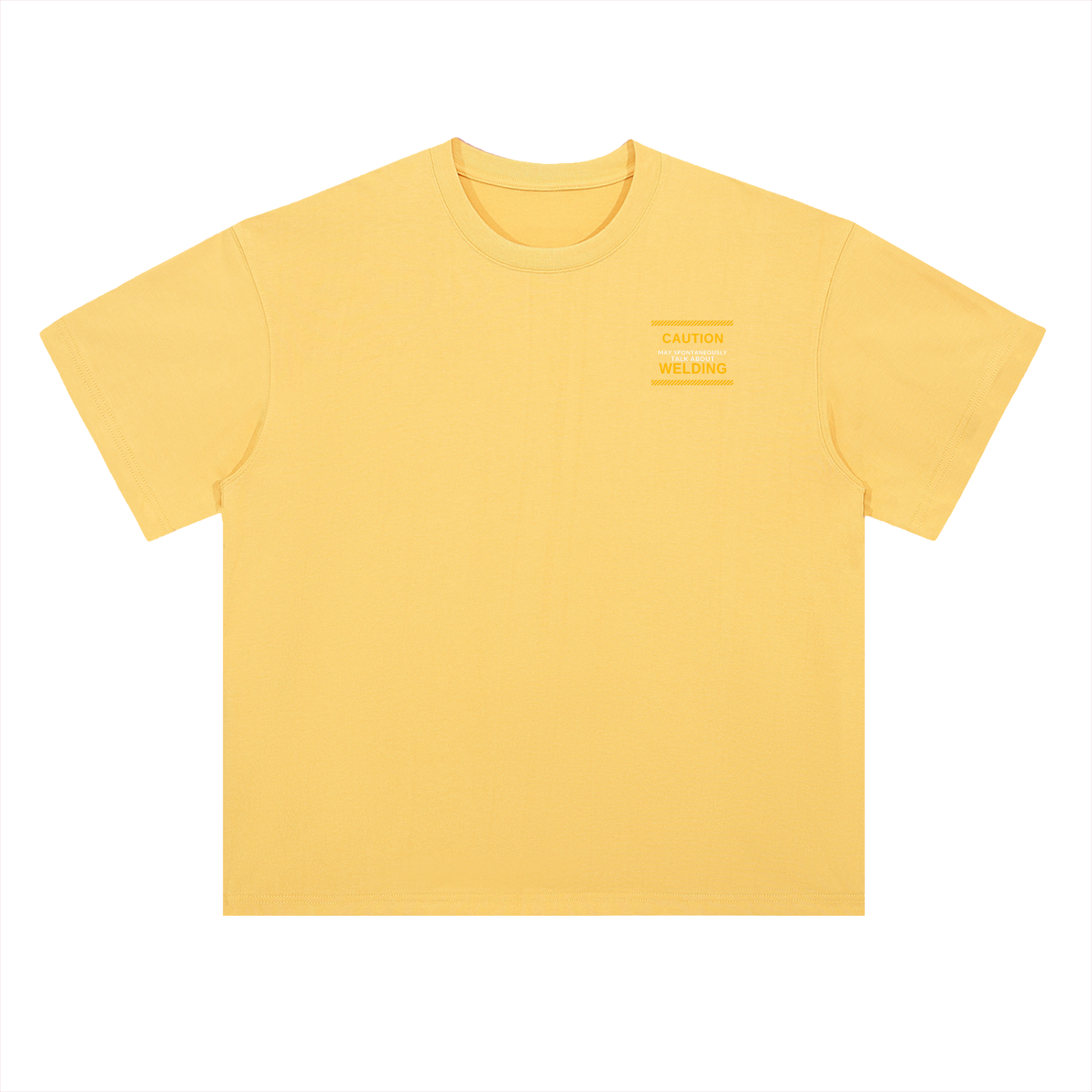 Caution may spontaneous talk about welding Heavyweight Drop Shoulder Cotton T-Shirt