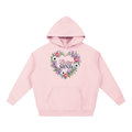 Be Kind To Your Mind Hoodie | Floral Heart Watercolor Floral Sweatshirt for Women