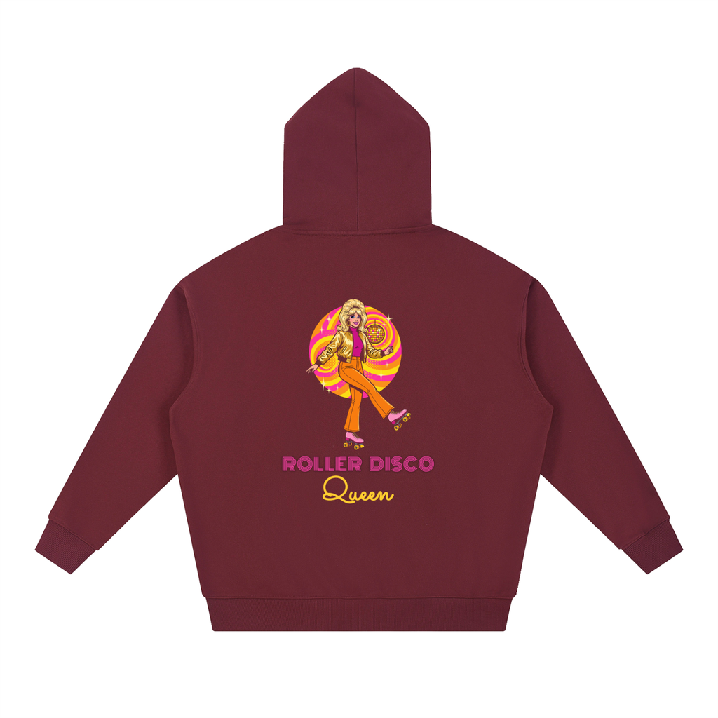 Roller Disco Queen Hoodie, Retro 70s Roller Skate Sweatshirt, Groovy Disco Skating Gift