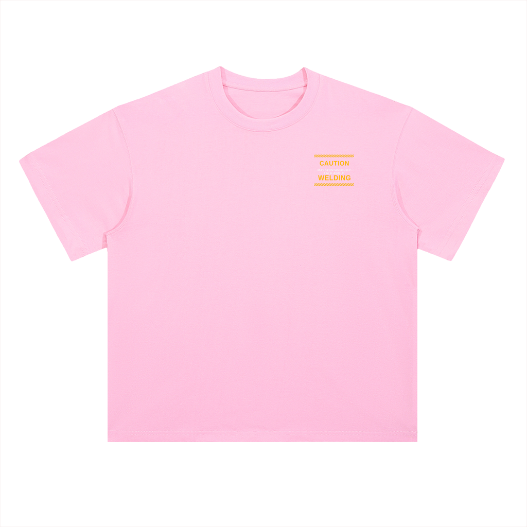 Caution may spontaneous talk about welding Heavyweight Drop Shoulder Cotton T-Shirt