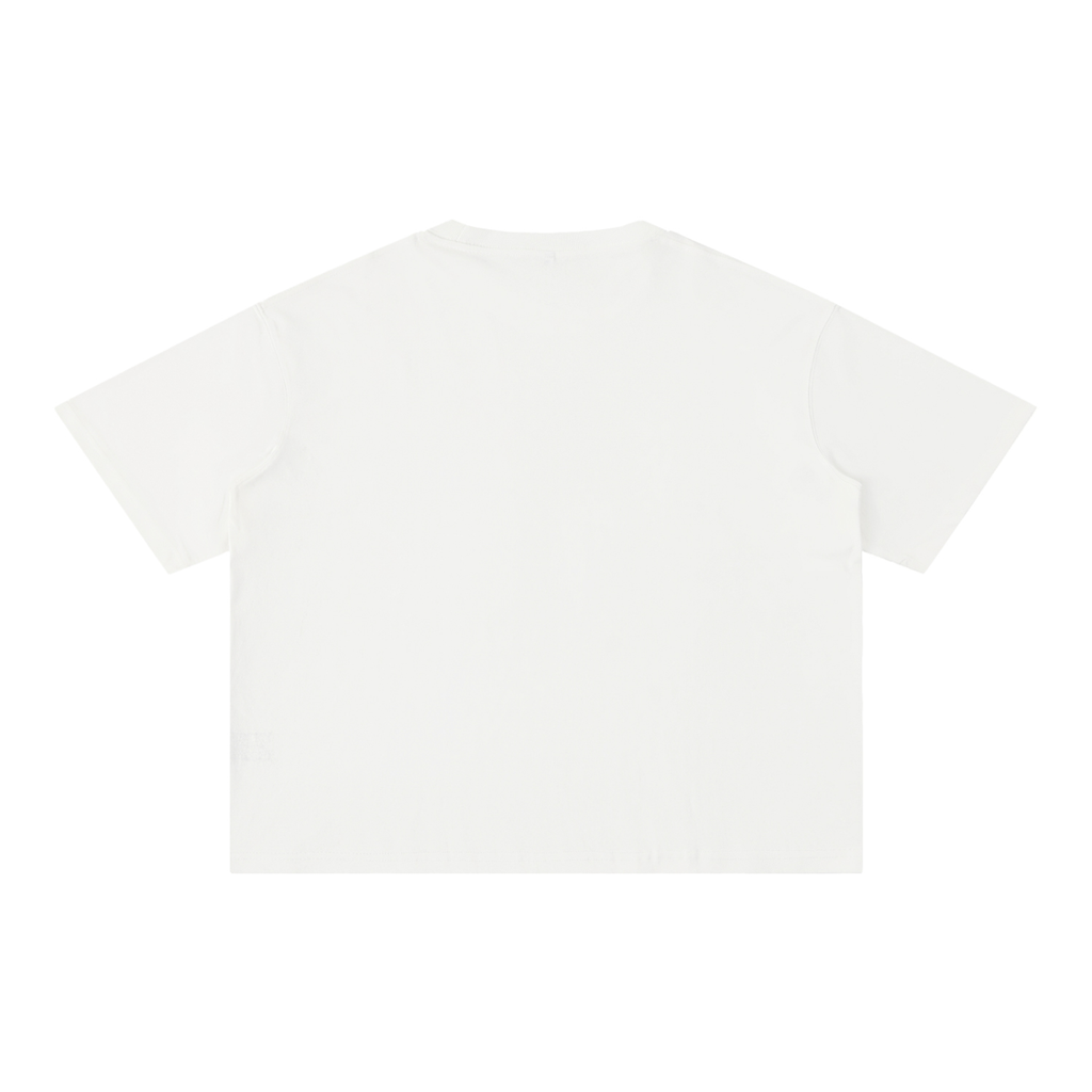 Mentally Checked Out | Funny Cat Boxy Washed T-Shirt