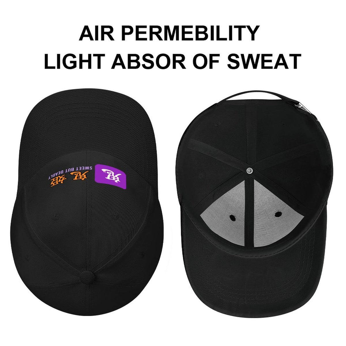 Sweet But Deadly Samurai Cap | Oni-Hime Demon Princess Kanji Baseball Hat, Japanese Streetwear Dad Hat