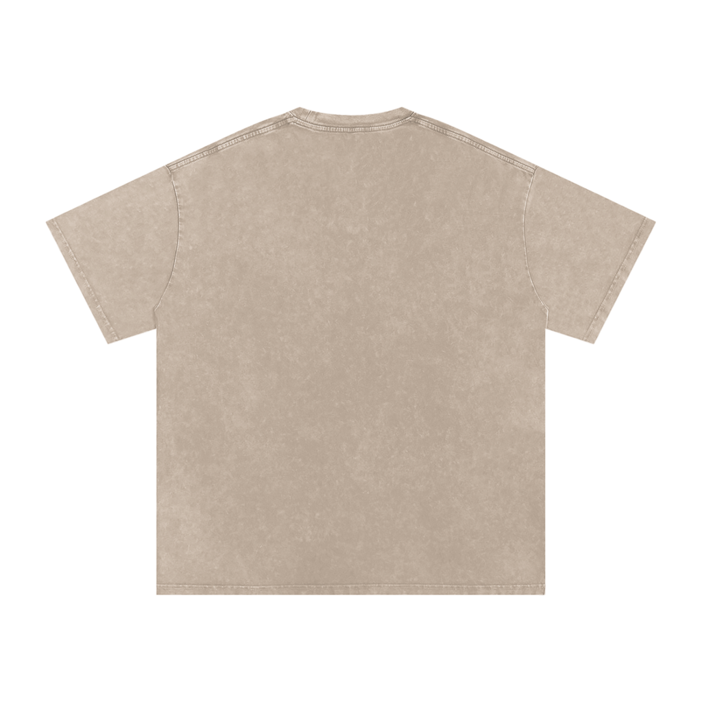 First of All I'm Feral | Raccoon Snow Washed Oversized T-Shirt