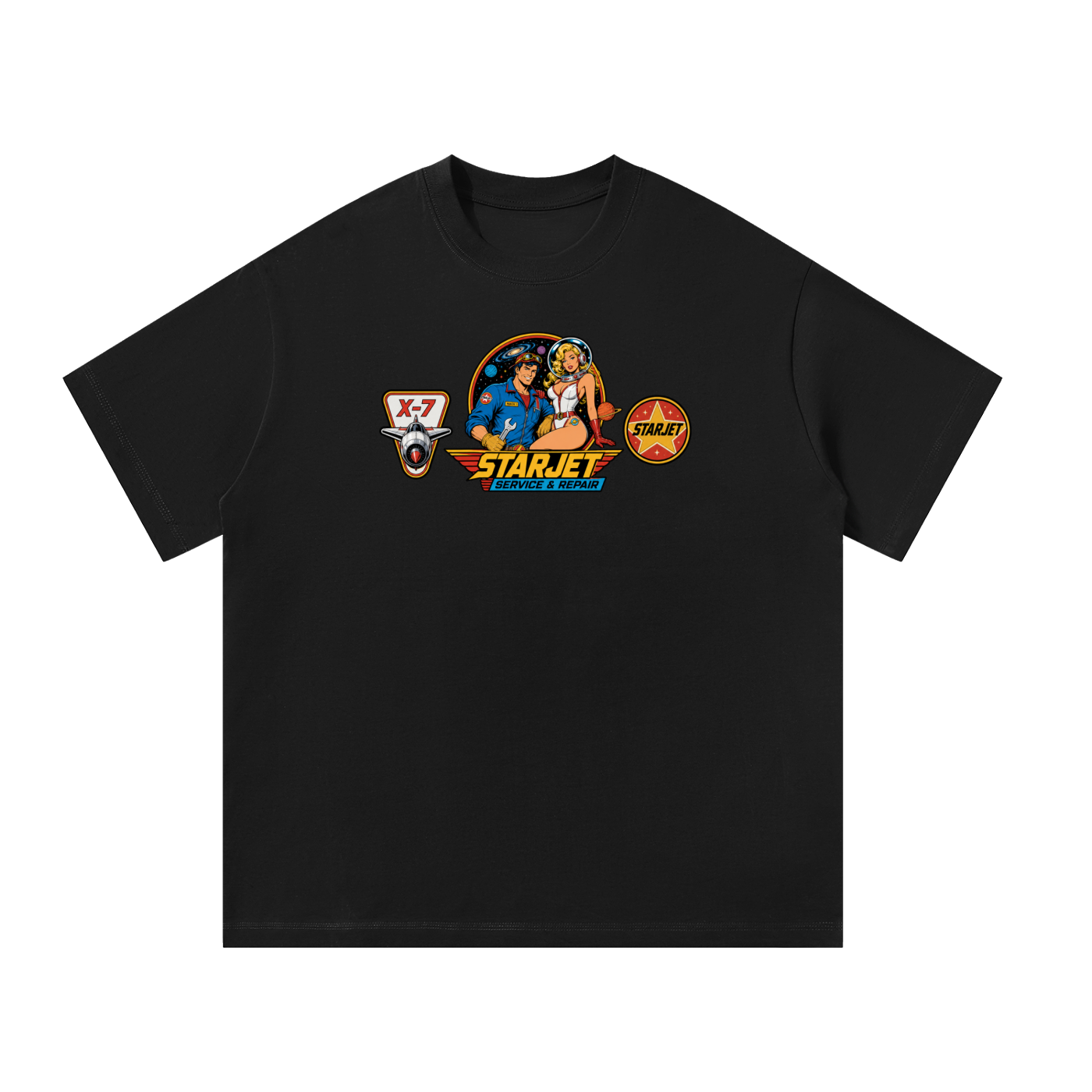 STARJET MECHANIC | Sci-Fi Oversized Tee
