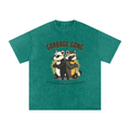Garbage Gang | Funny Raccoon Oversized Washed T-Shirt