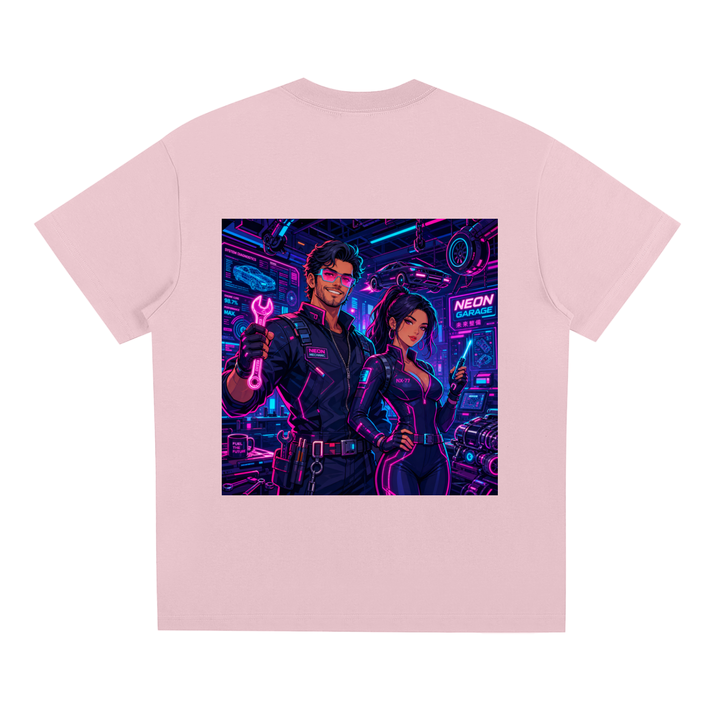 FUTURE MECHANIC | Sci-Fi Quick-Dry Cooling Tee