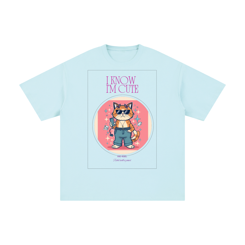 I Know I'm Cute | Funny Cat T-Shirt