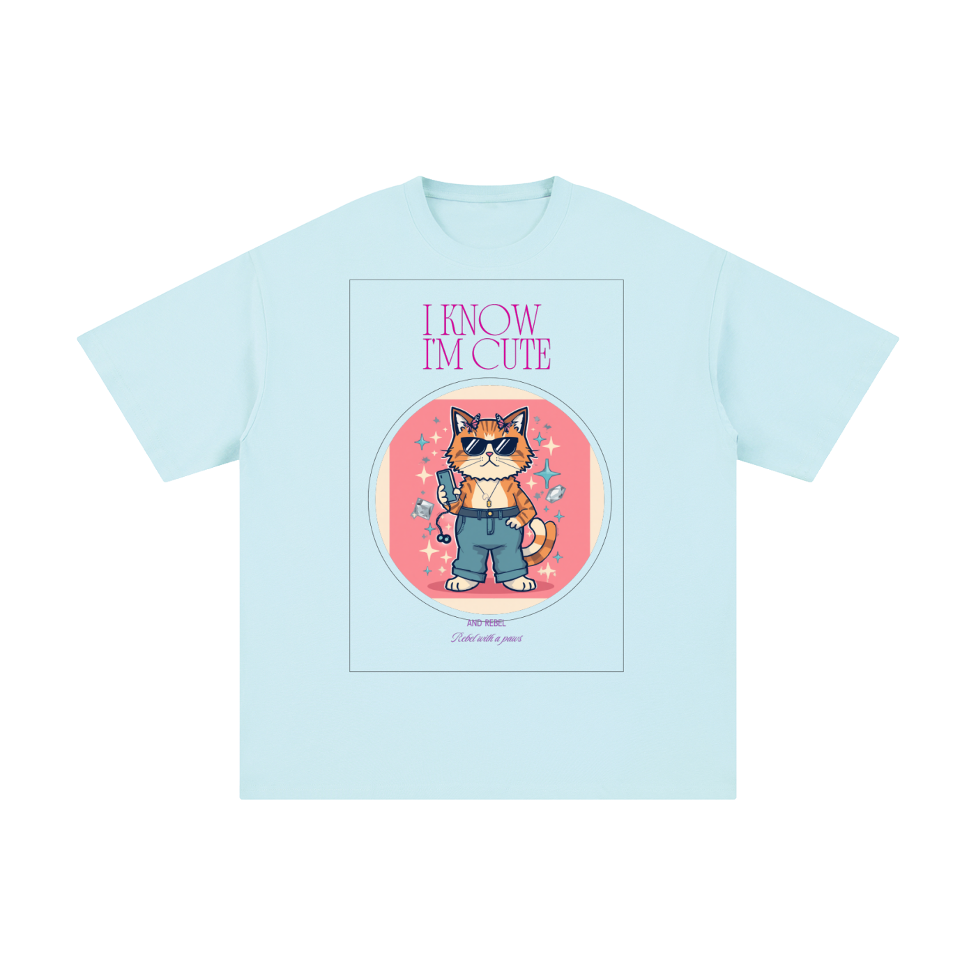 I Know I'm Cute | Funny Cat T-Shirt