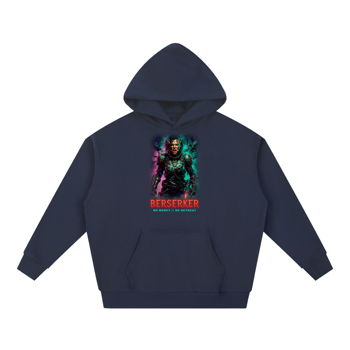 Berserker Hoodie | Cyber Berserker Sci-Fi Graphic Hoodie