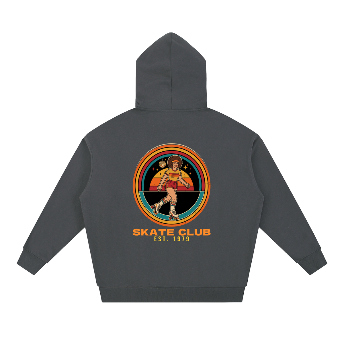 Skate Club Est 1979 Hoodie, Vintage Roller Rink Sweatshirt, Retro 70s Roller Skating Gift