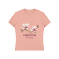 Strength and Dignity Shirt | Magnolia Proverbs 31:25 Watercolor Graphic Tee for Women