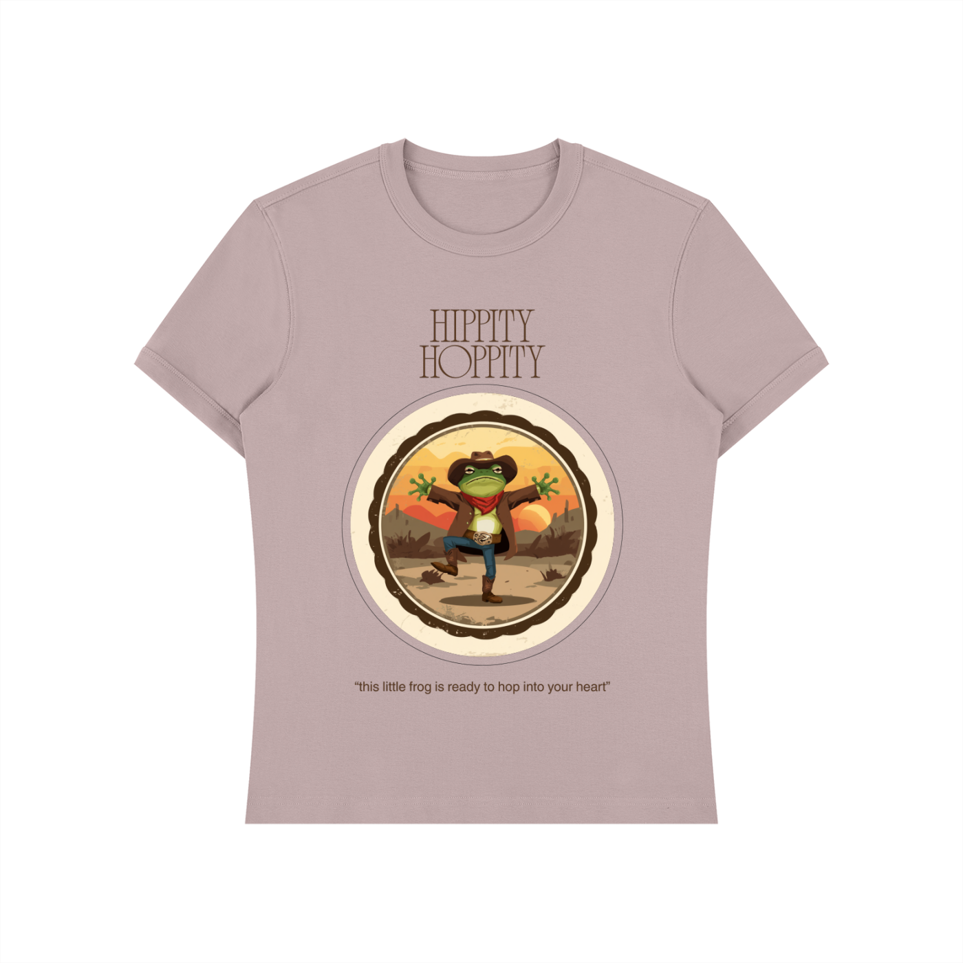 COWBOY FROG Unisex Heavyweight Slim Fit T-Shirt